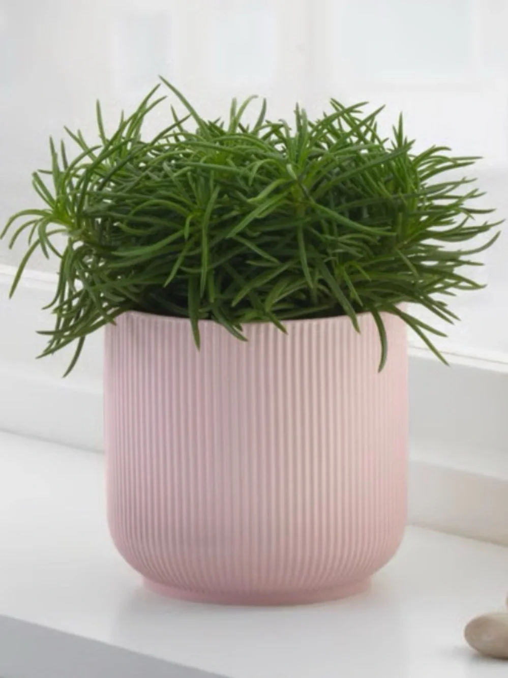 IKEA SET OF 2 1 Gradvis Plant Pot Stonewear. Blush Pink